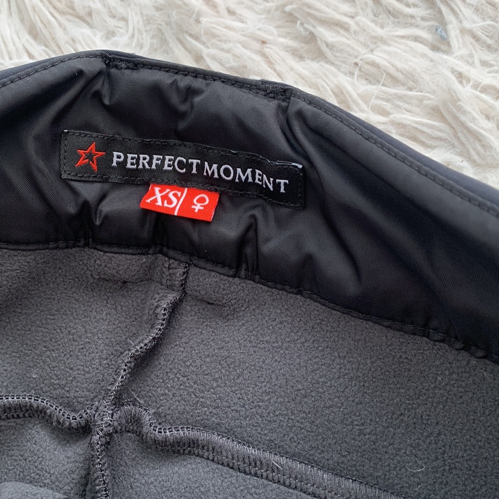 Perfect Moment fly high metallic rip stoop-trimmed high rise flared ski pants - Picture 7 of 16